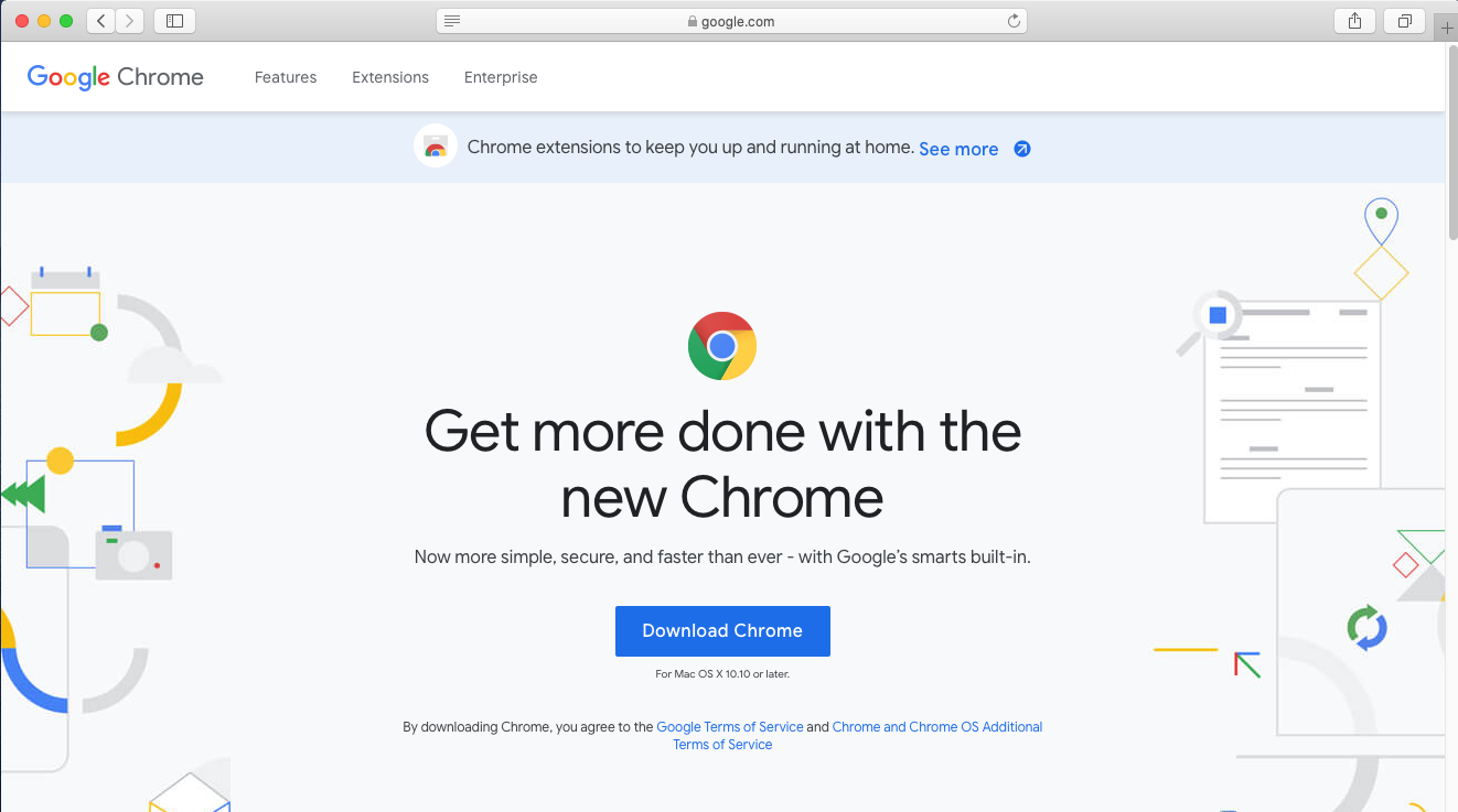 google chrome for mac high sierra